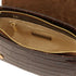 Croque - Croc print leather handbag